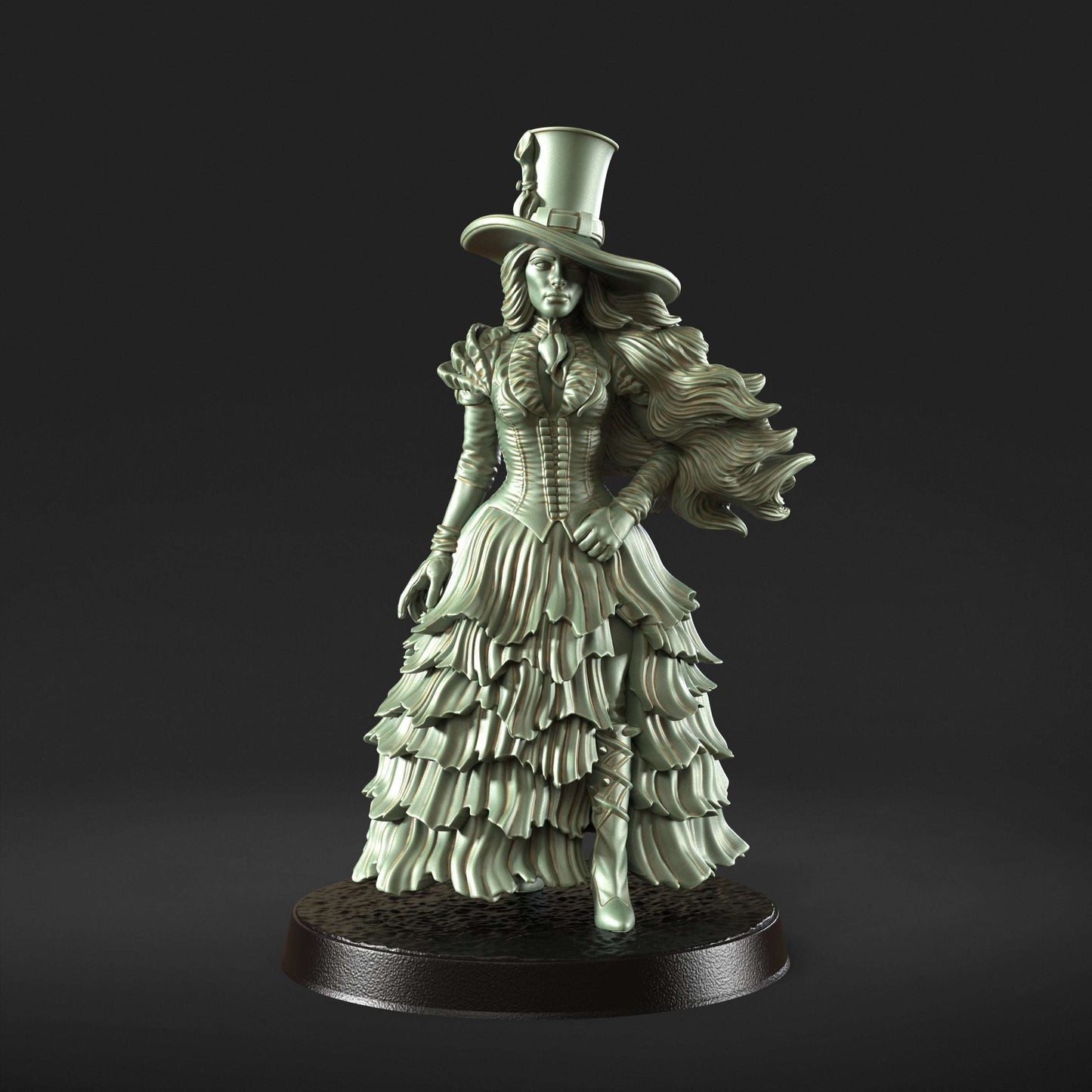 calamity jane 32mm scale resin miniature figure for dungeons and dragons
