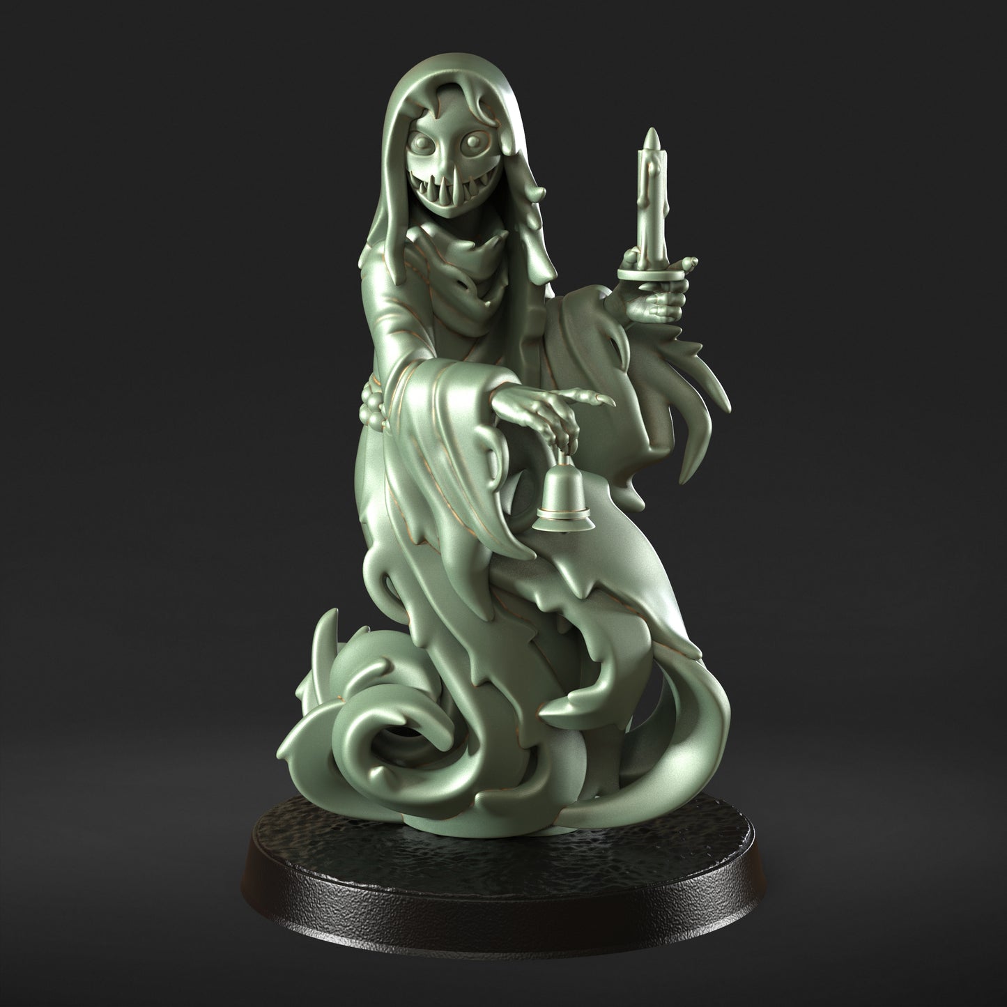 ghost 32mm scale resin miniature figure for dungeons and dragons