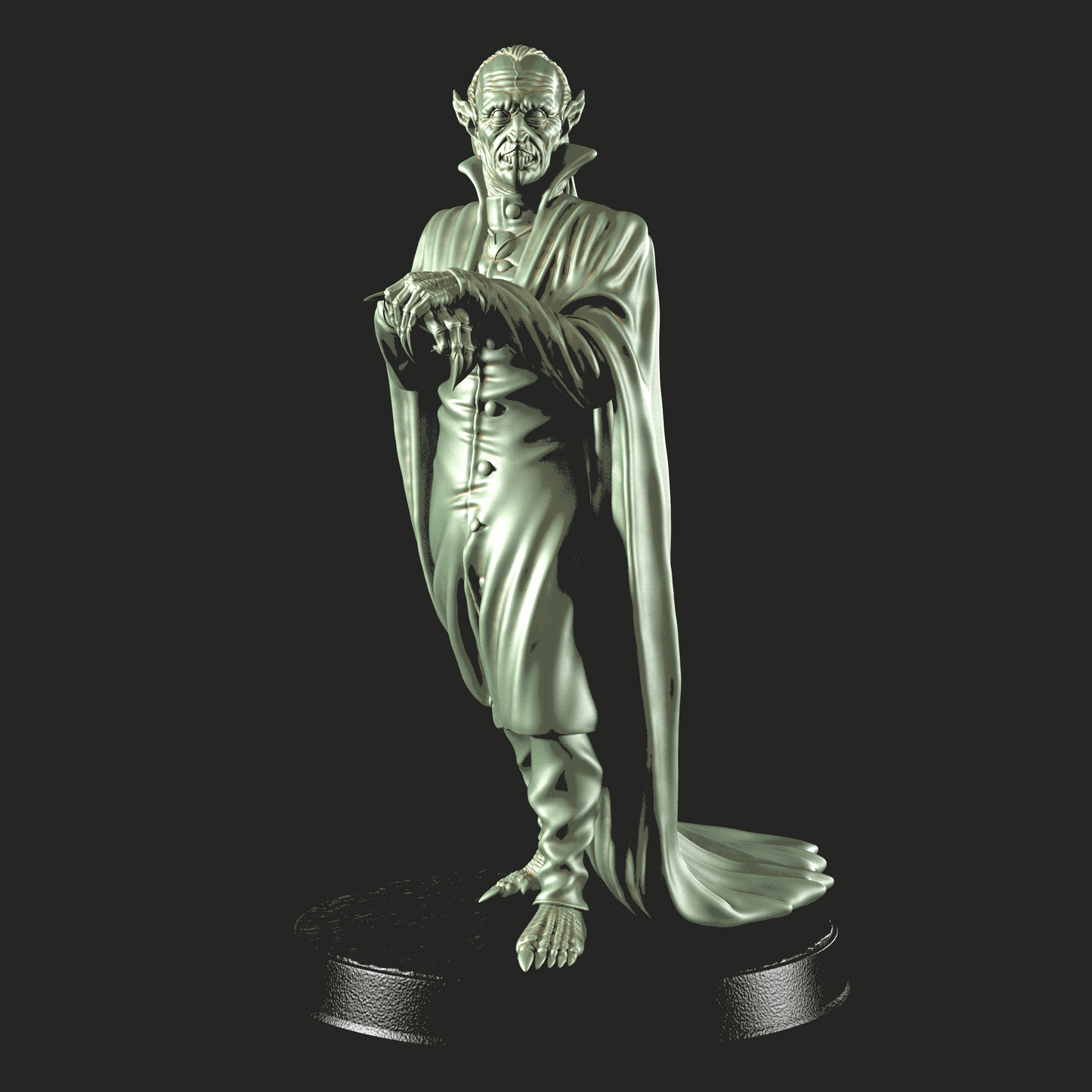 vampire 32mm scale resin miniature figure for dungeons and dragons