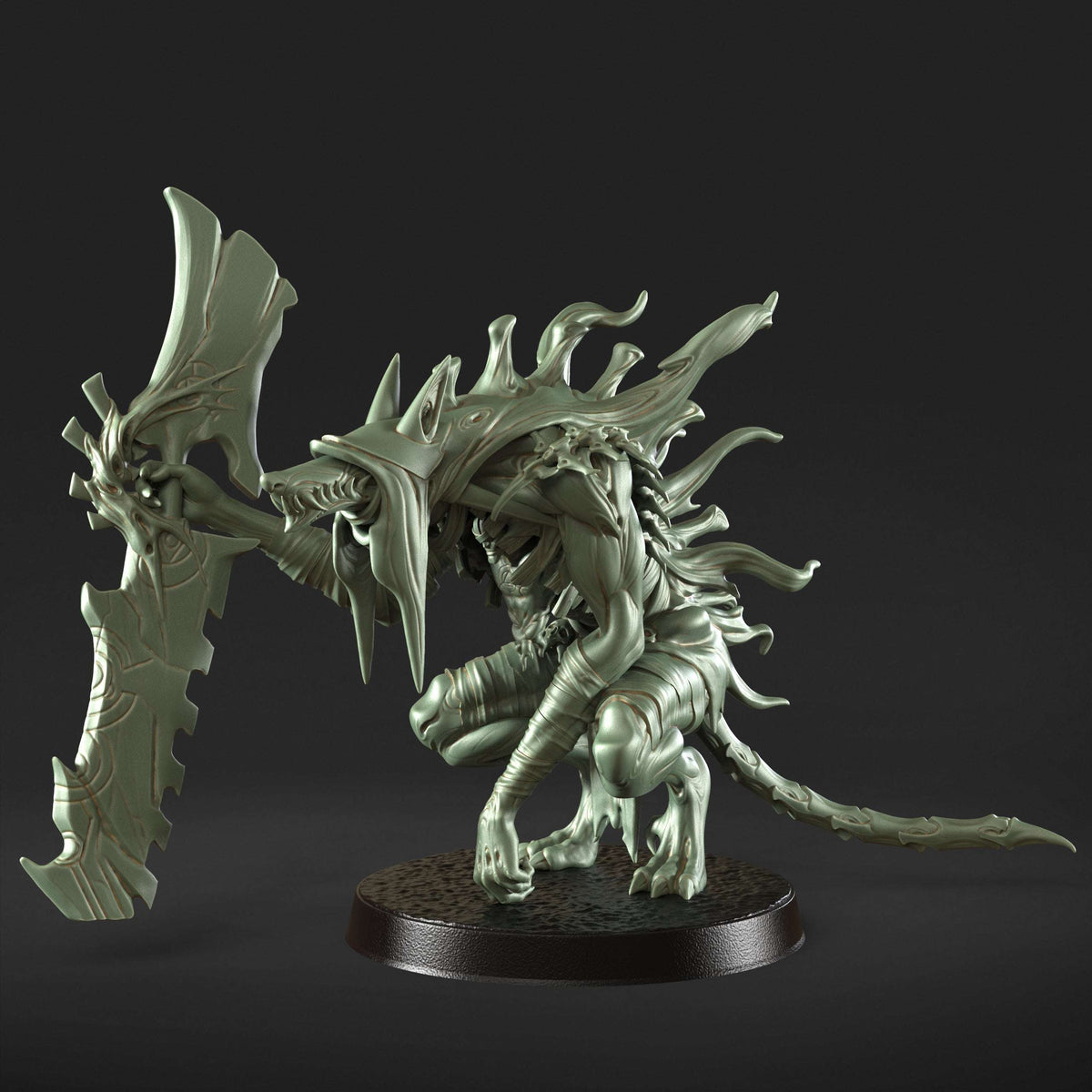 rat monster 32mm scale resin miniature figure for dungeons and dragons