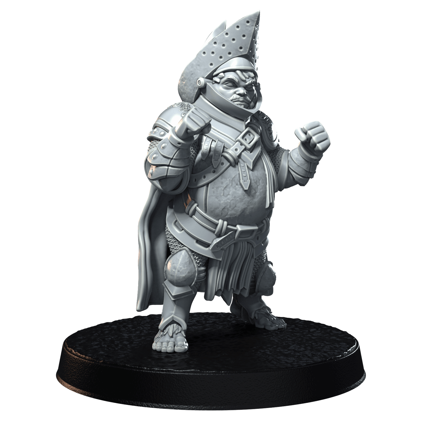 medieval knights 32mm scale resin miniature figure for dungeons and dragons
