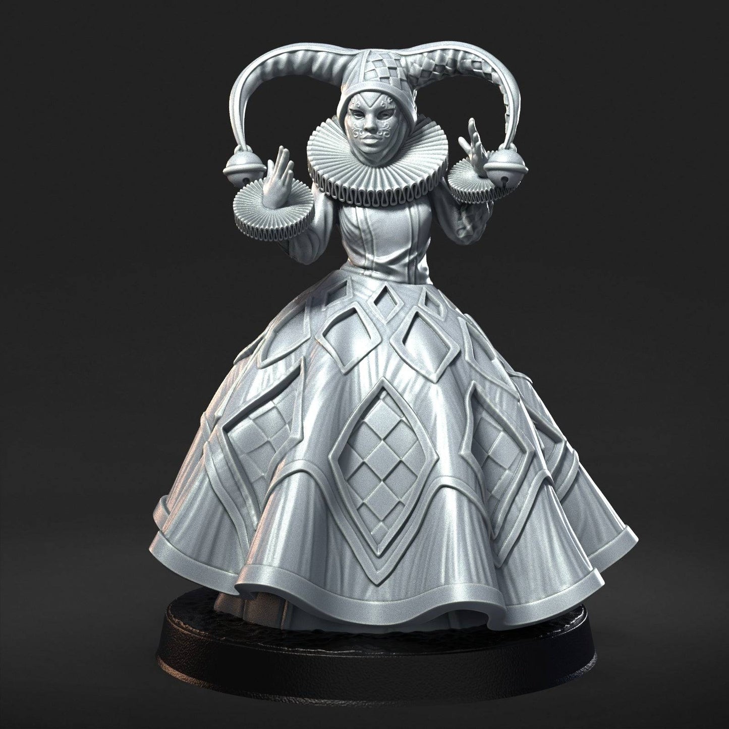 medieval venetian 32mm scale resin miniature figure for dungeons and dragons