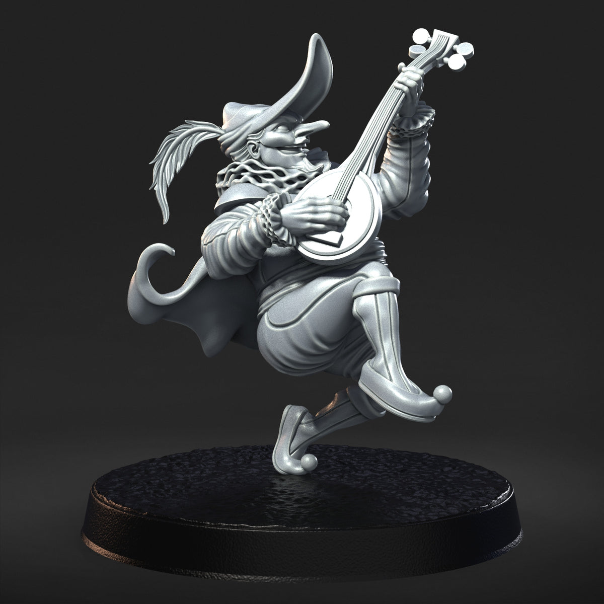 medieval venetian 32mm scale resin miniature figure for dungeons and dragons