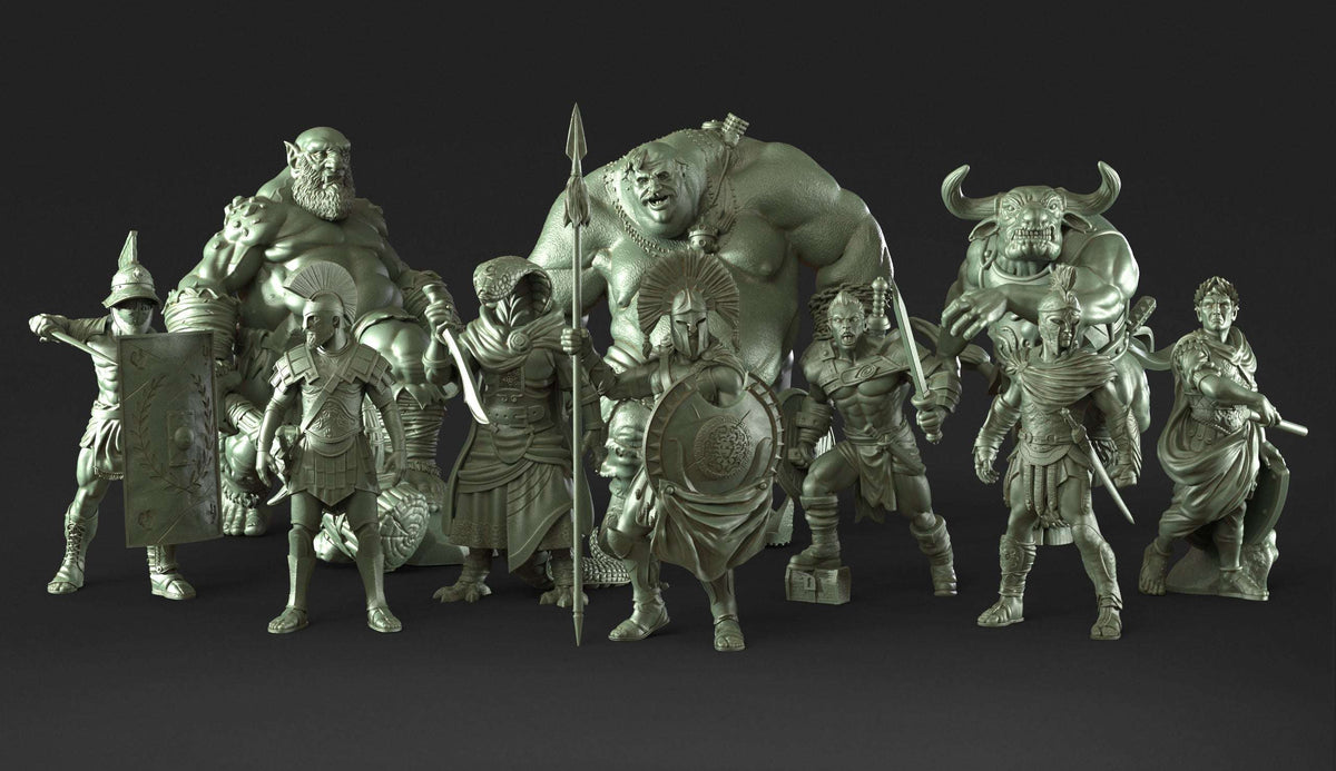 roman empire 32mm scale resin miniature figure for dungeons and dragons