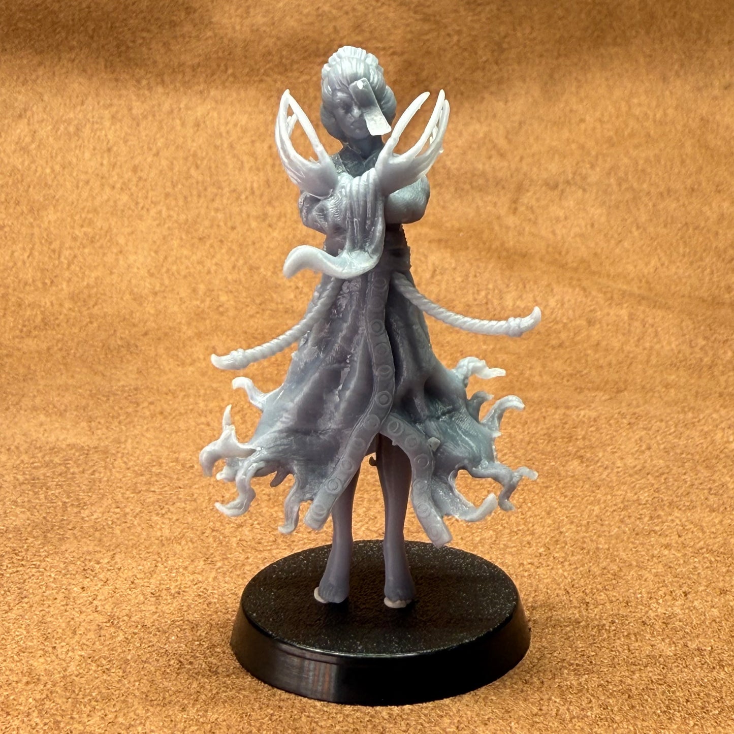 32mm scale miniature medieval fantasy Japanese resin models on plastic bases