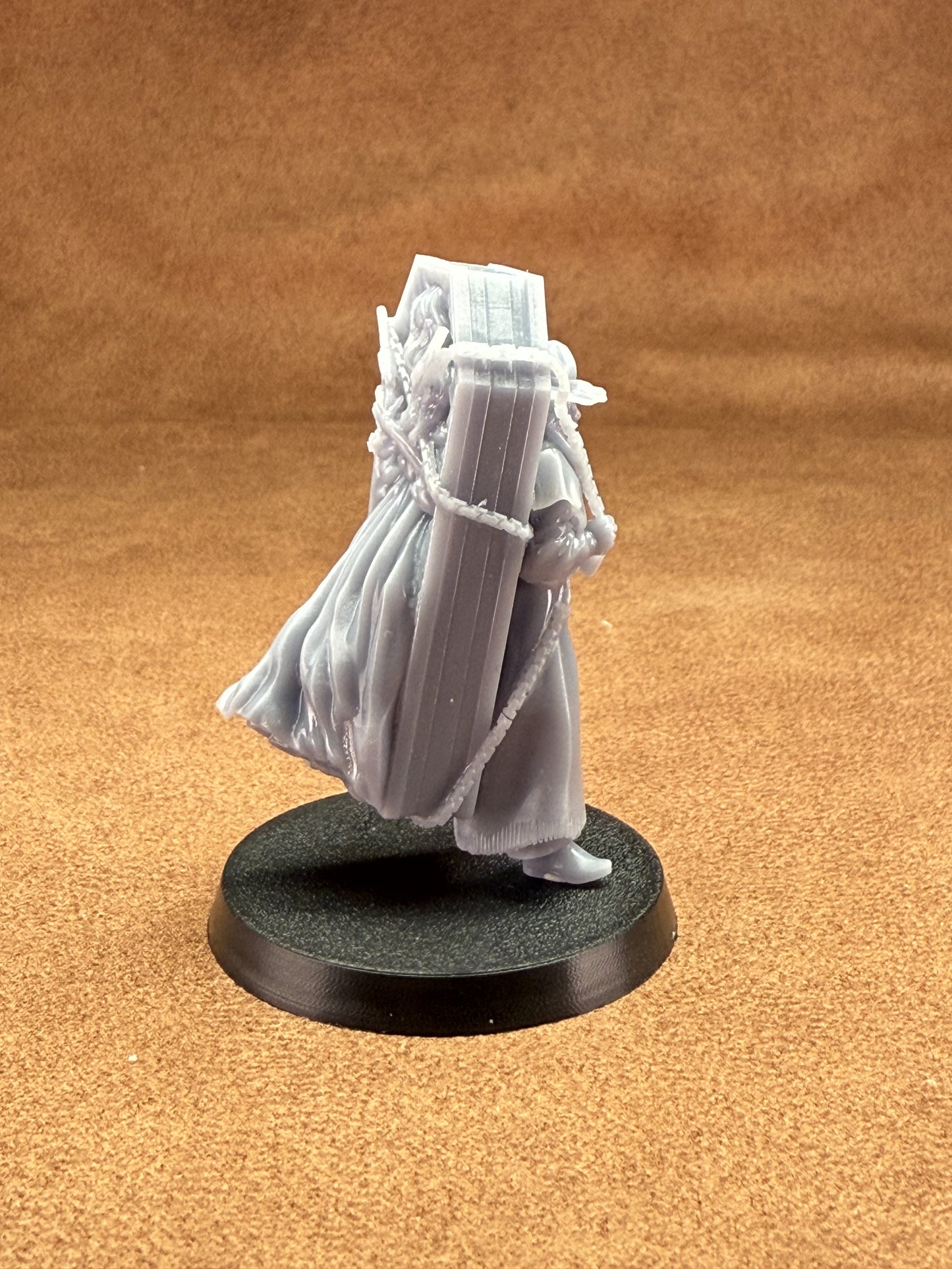 cowboy vampire slayer 32mm scale resin miniature figure for dungeons and dragons