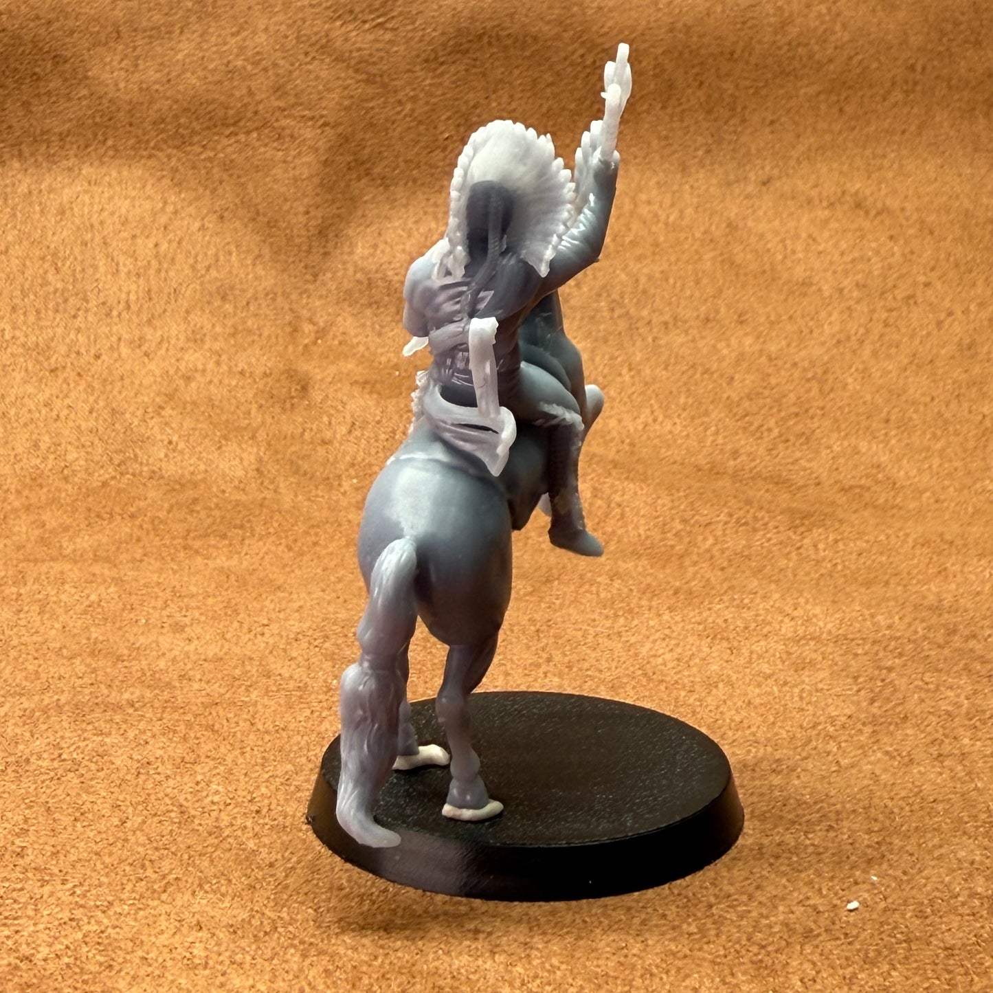 native americans 32mm scale resin miniature figure for dungeons and dragons cavalry horse