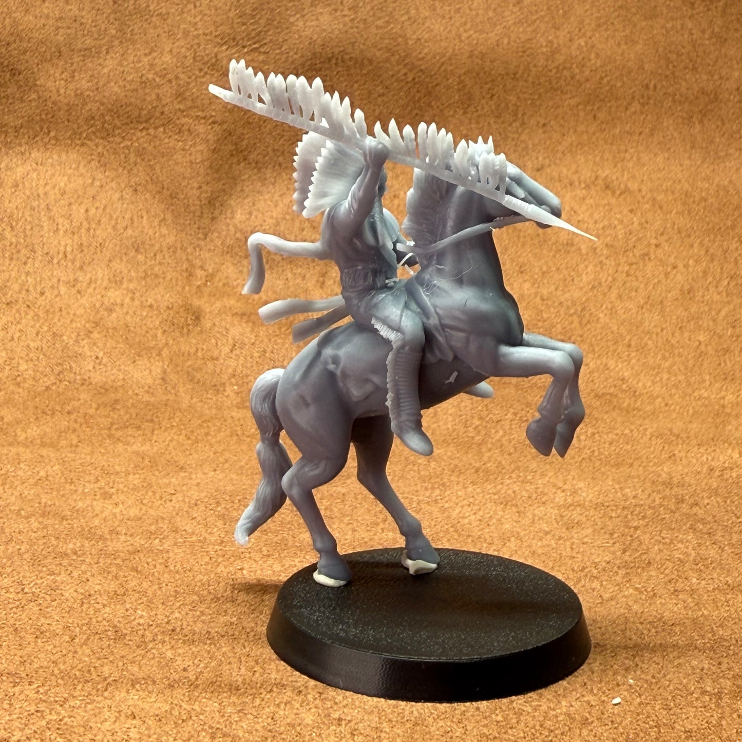 native americans 32mm scale resin miniature figure for dungeons and dragons cavalry horse