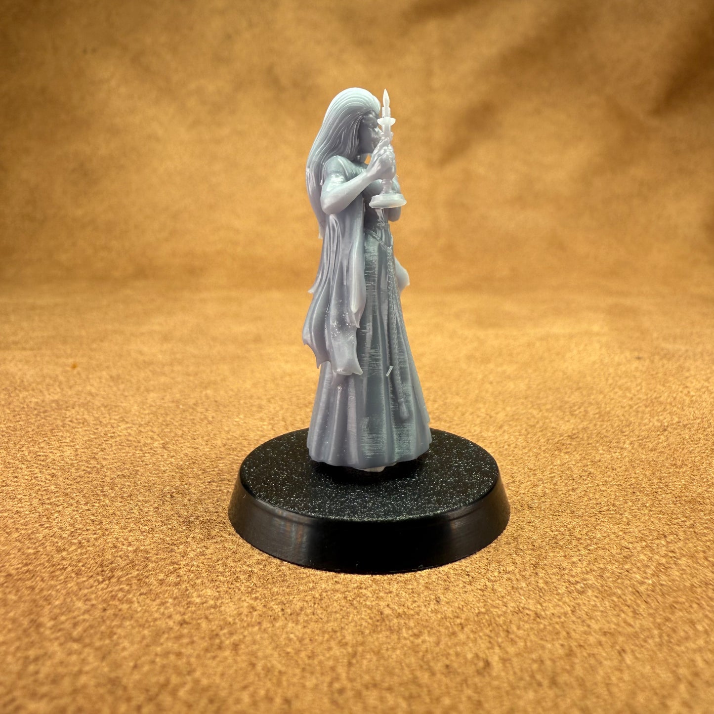 cowgirl lady doctor 32mm scale resin miniature figure for dungeons and dragons