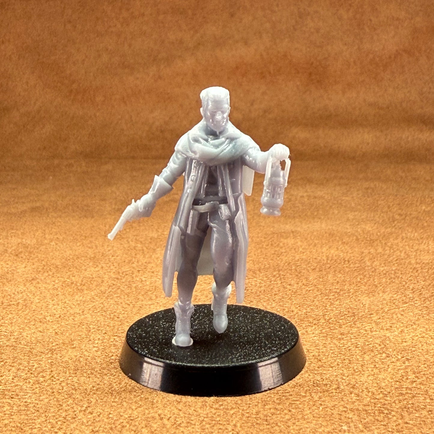 cowboy vampire slayer 32mm scale resin miniature figure for dungeons and dragons