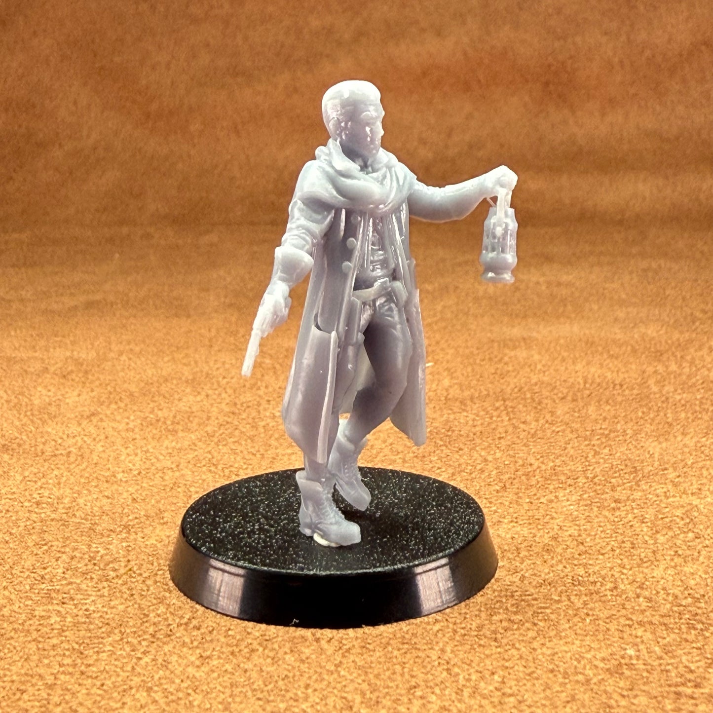 cowboy vampire slayer 32mm scale resin miniature figure for dungeons and dragons