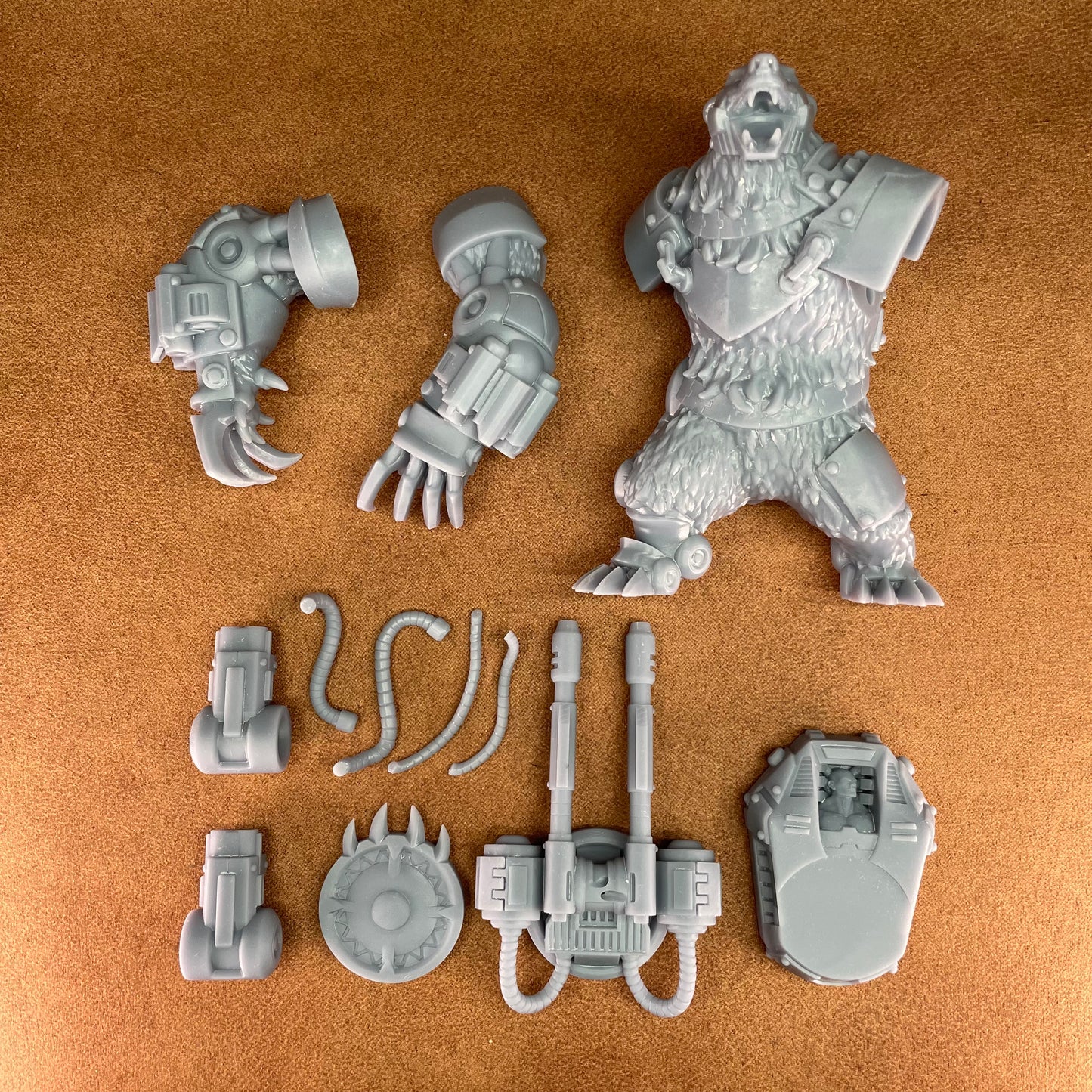 space bears dread bear in 32mm scale resin miniature figure models