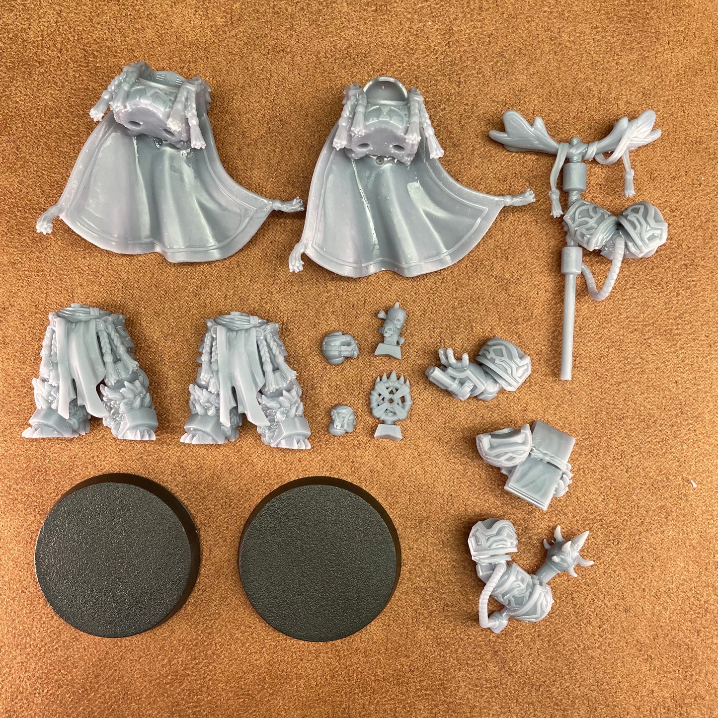 space kodiak veteran bears in 32mm scale resin miniature figure models