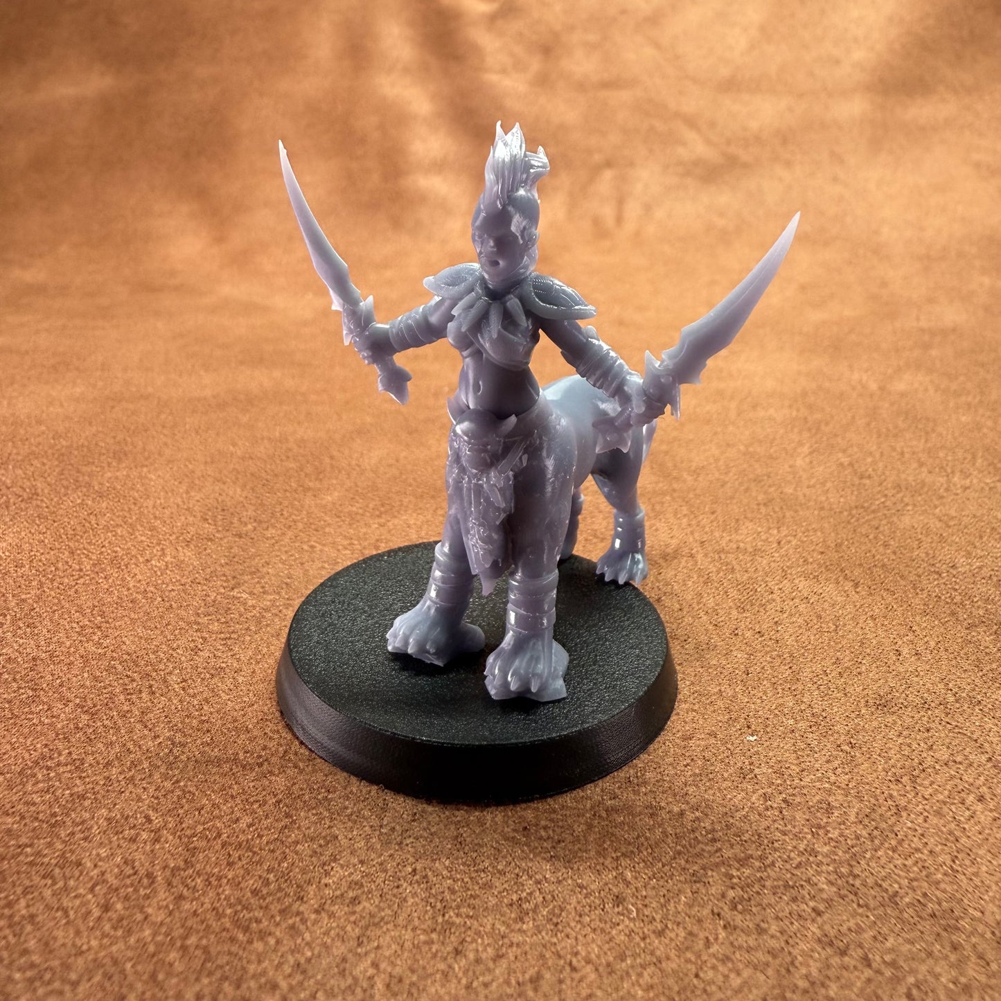 ground of jaguar warrior lady models on a brown background