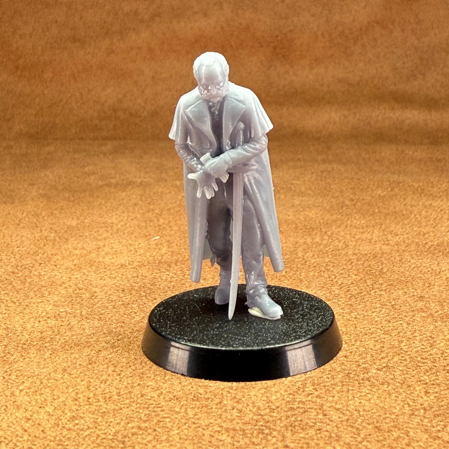 cowboy vampire slayer 32mm scale resin miniature figure for dungeons and dragons