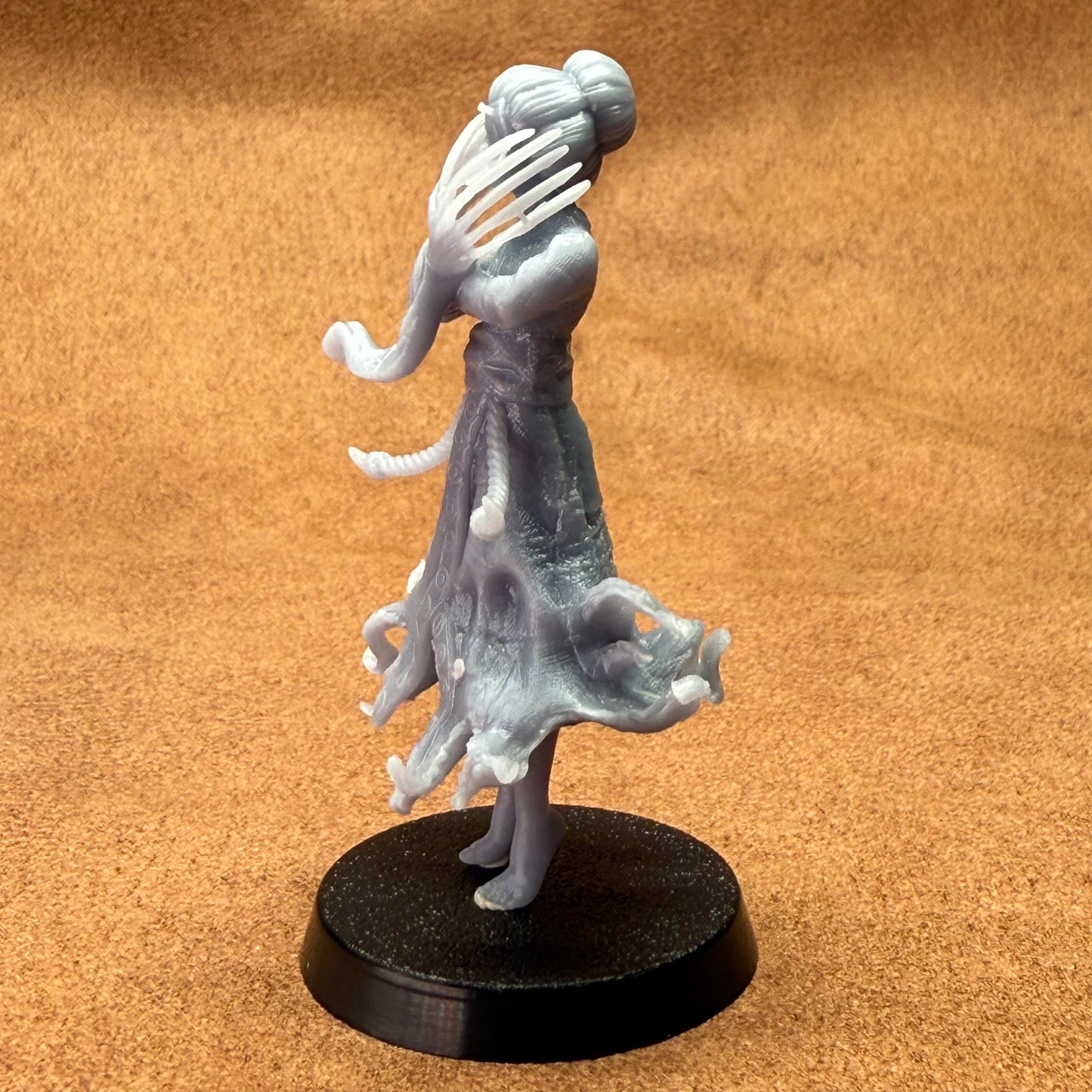 japenese samurai 32mm scale resin miniature figure for dungeons and dragons