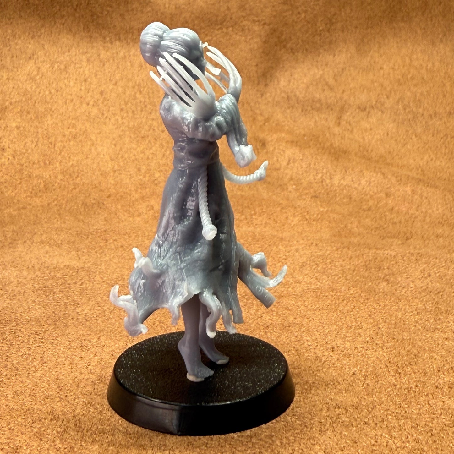 japenese samurai 32mm scale resin miniature figure for dungeons and dragons