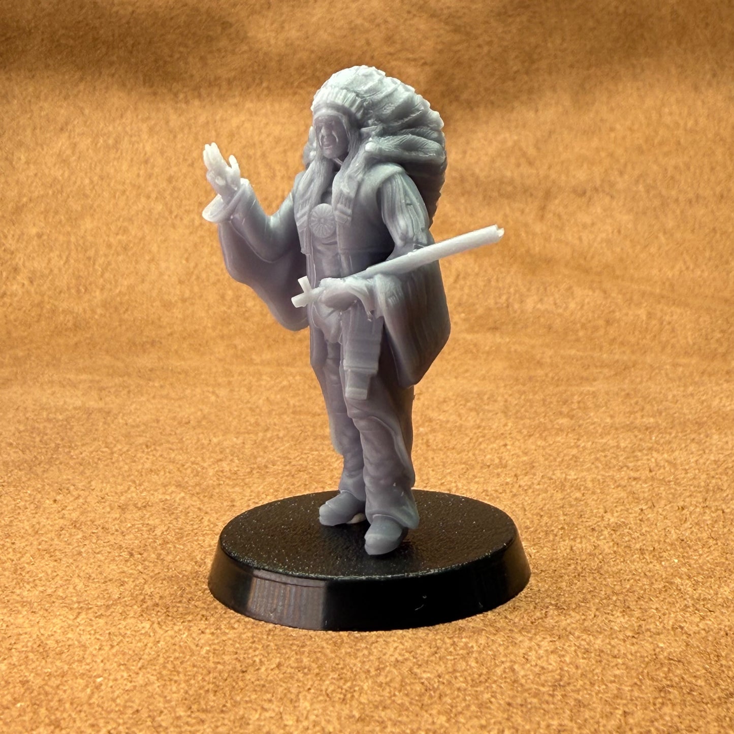 native americans 32mm scale resin miniature figure for dungeons and dragons