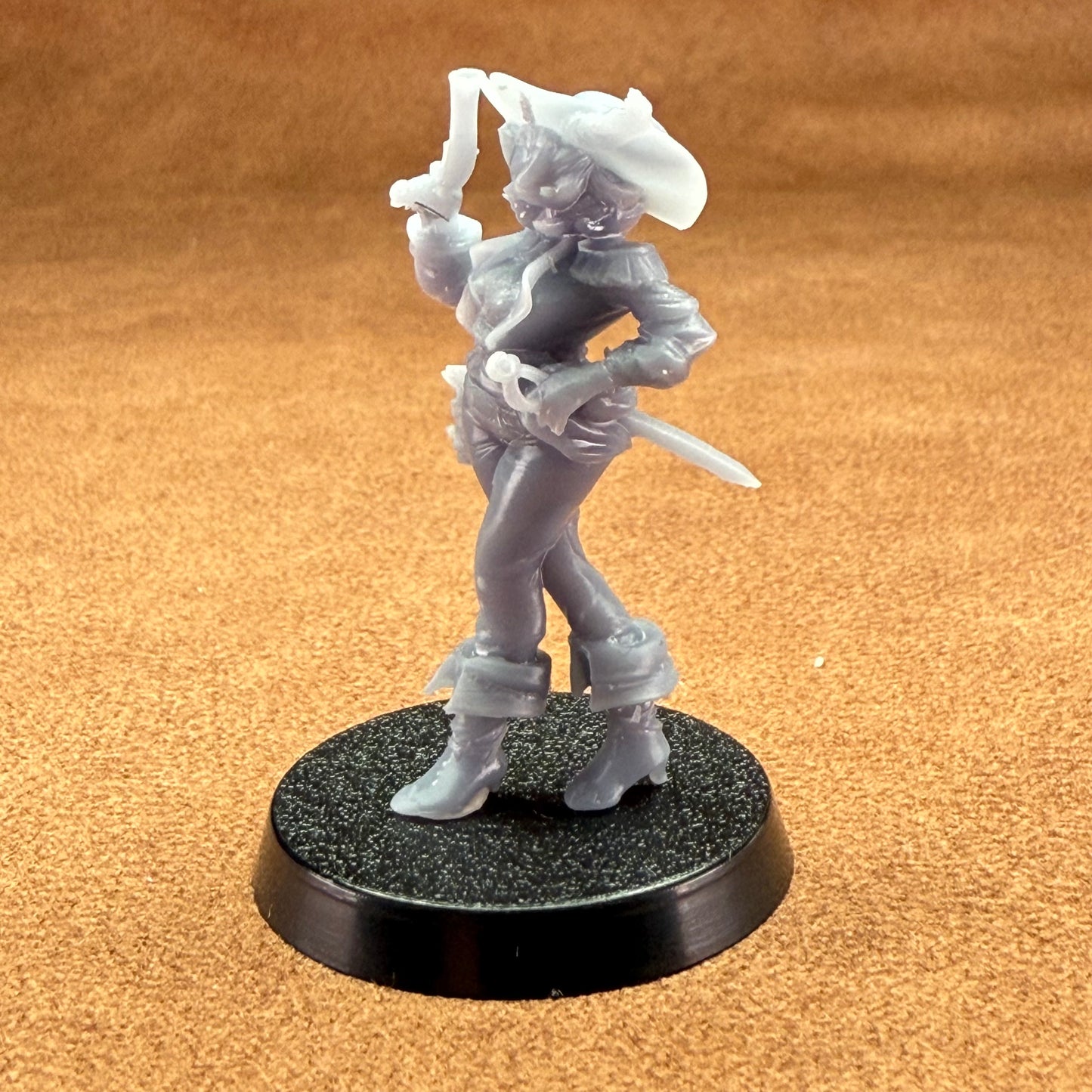 Pirate 32mm scale resin miniature figure for dungeons and dragons