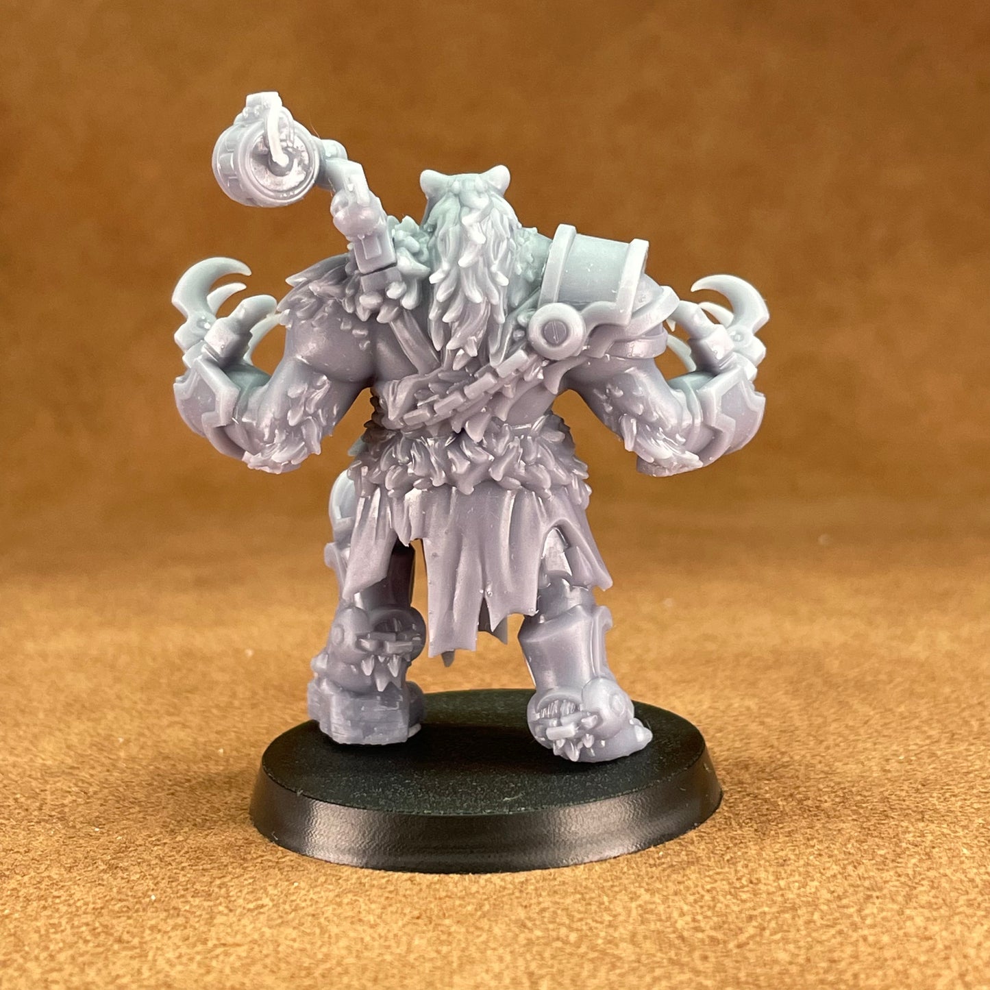 space bear marine soldiers that are bears in 32mm scale resin miniature figure models