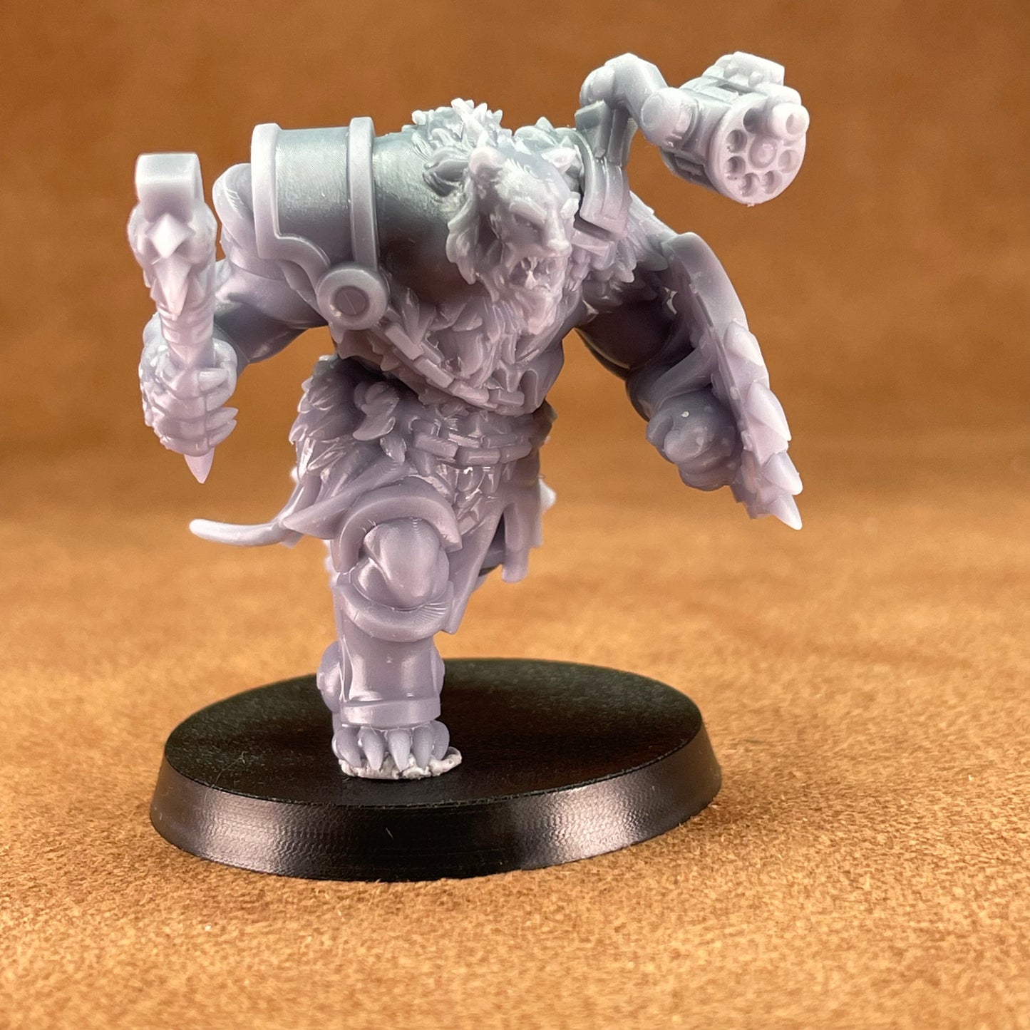 space bear marine soldiers that are bears in 32mm scale resin miniature figure models