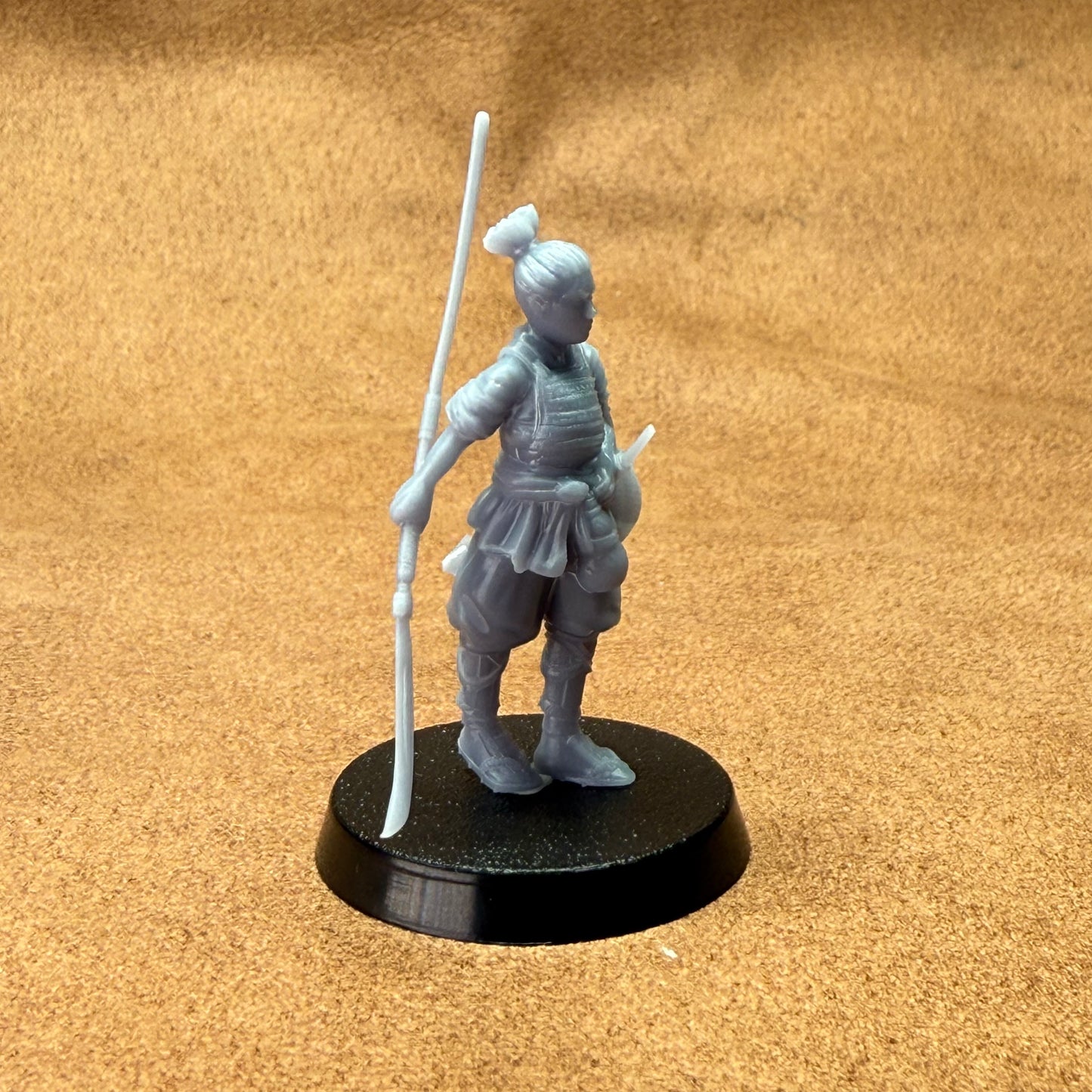 japenese samurai 32mm scale resin miniature figure for dungeons and dragons