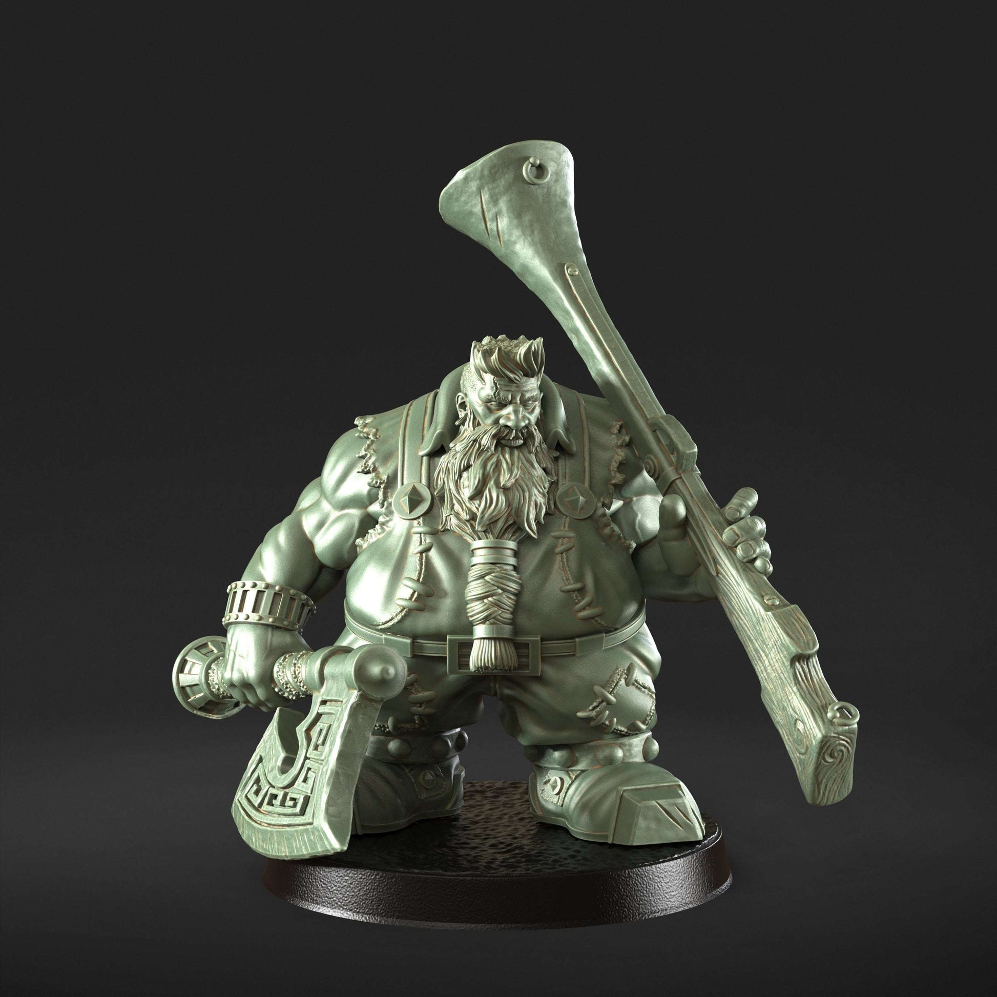 Pirate 32mm scale resin miniature figure for dungeons and dragons 