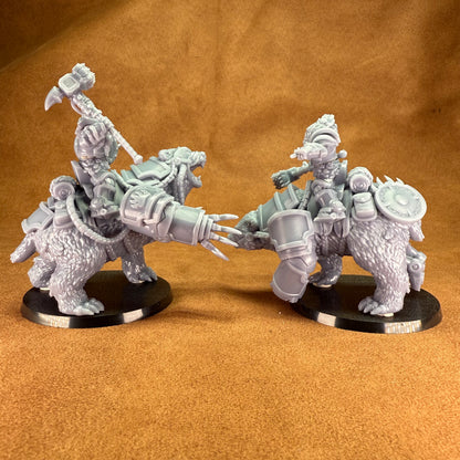 Side shot of the cyber space bear cavalry unit