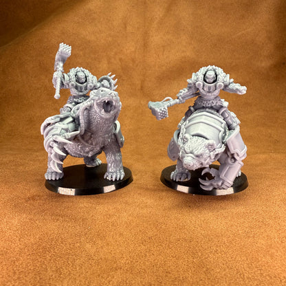 Front shot of the cyber space bear cavalry unit