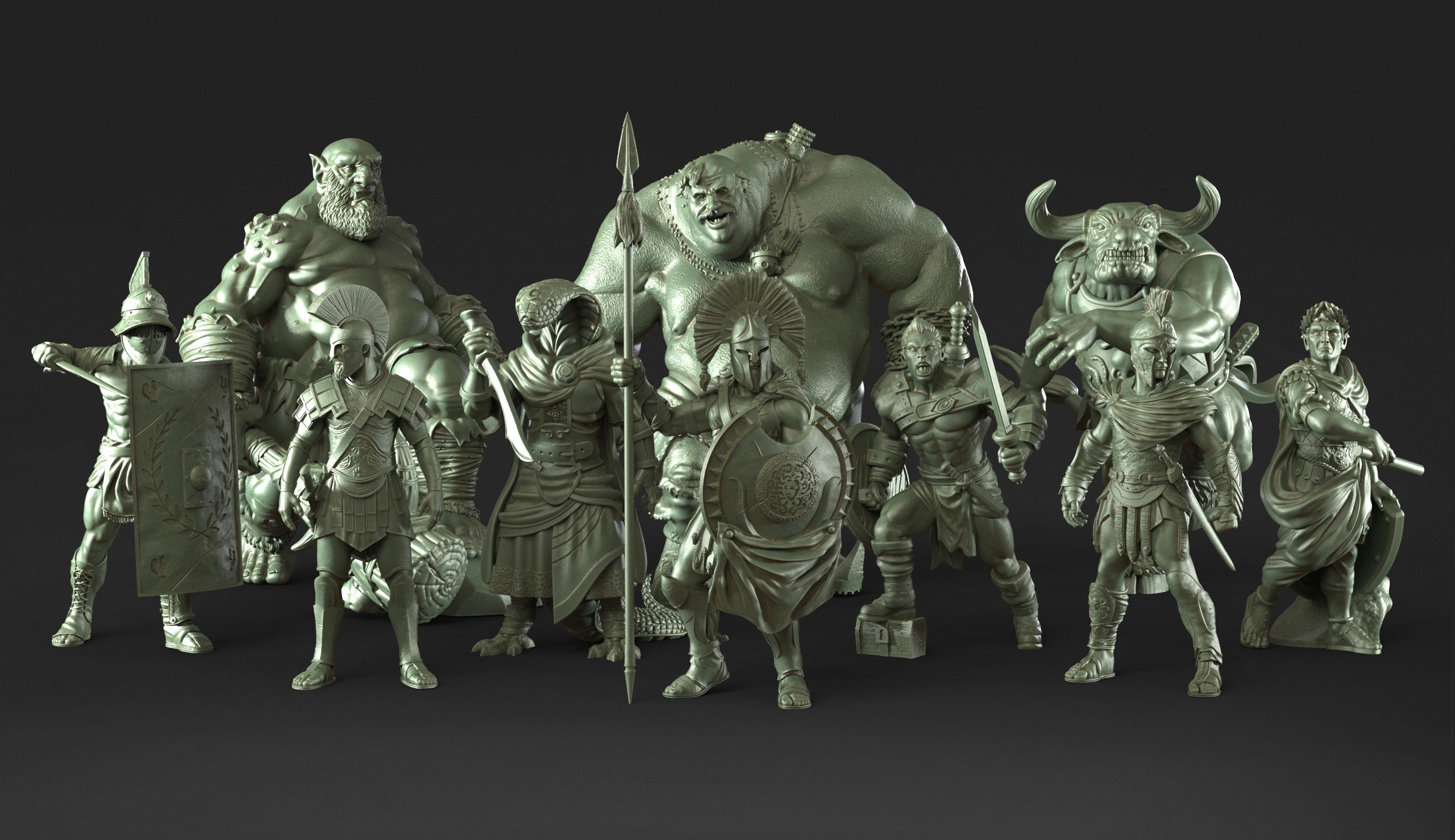 32mm roman empire miniature figures in resin