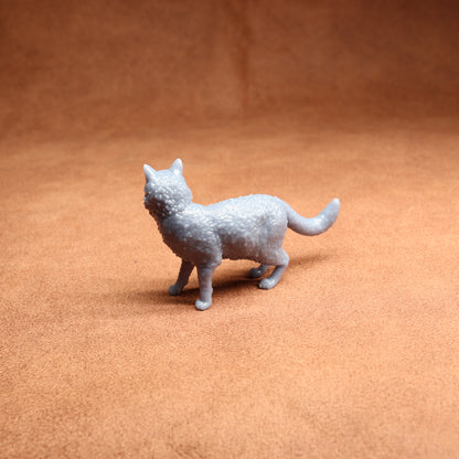 LaPerm Cats - 75mm Resin Cat Miniature