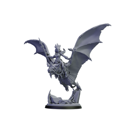 Gray dragon figurine on a white background