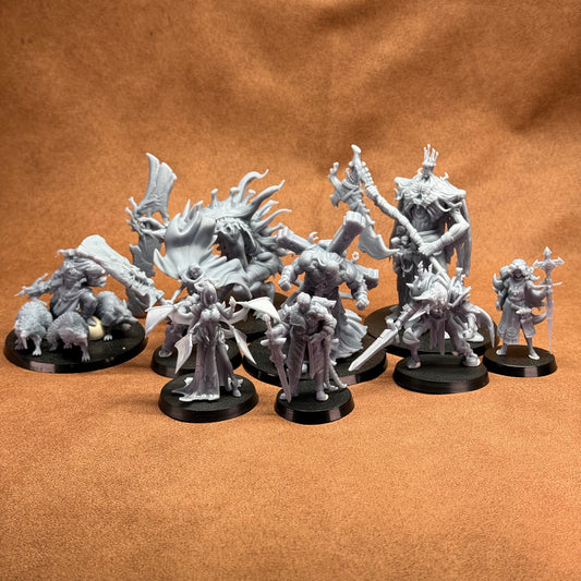 vermin themed 32mm scale resin miniature figure for dungeons and dragons