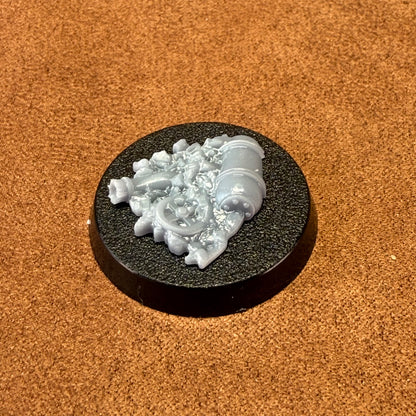 Space Dwarf roughnecks 32mm scale miniature model mining picks soldiers votann base toppers