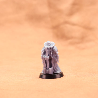 Small figurine on a beige background