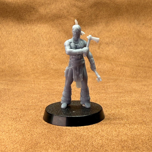native americans 32mm scale resin miniature figure for dungeons and dragons cavalry horse 