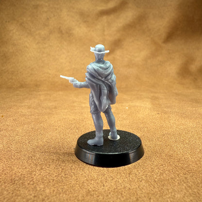 Cowboy 32mm scale resin miniature figure for dungeons and dragons