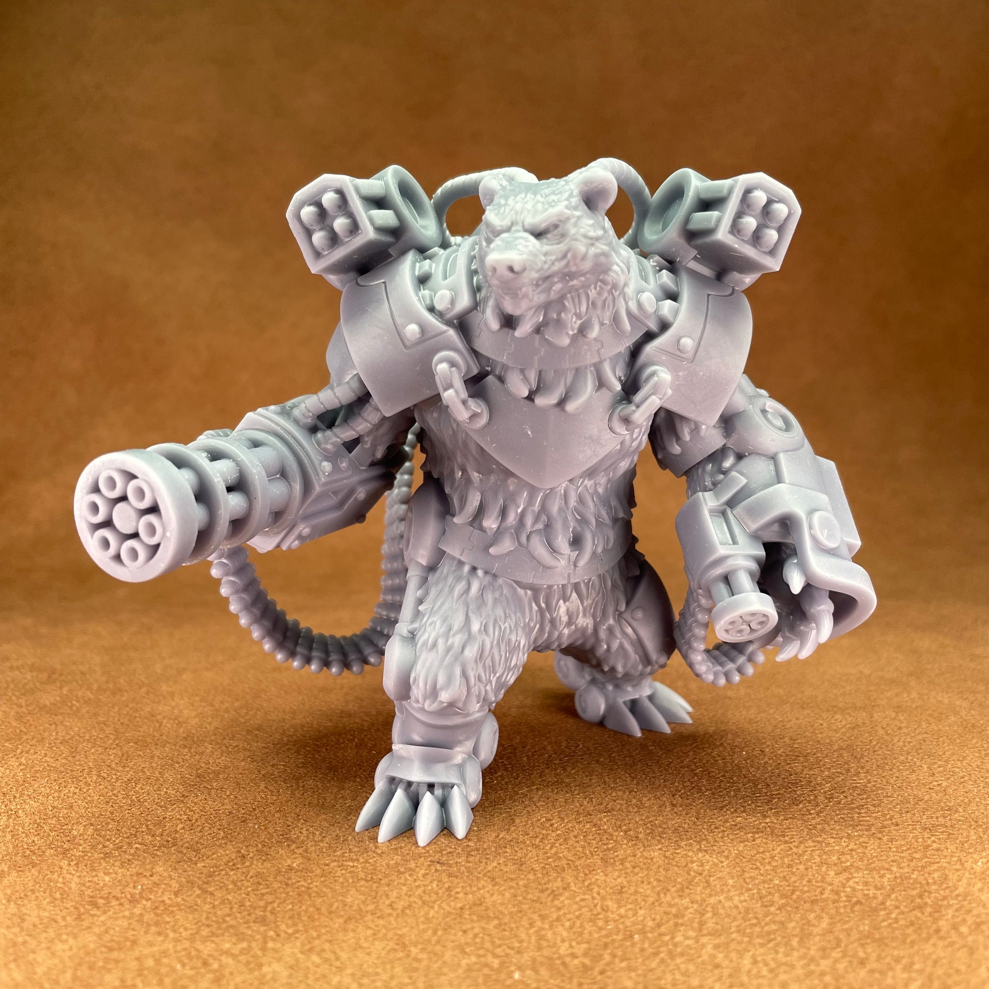 space bears dread bear in 32mm scale resin miniature figure models