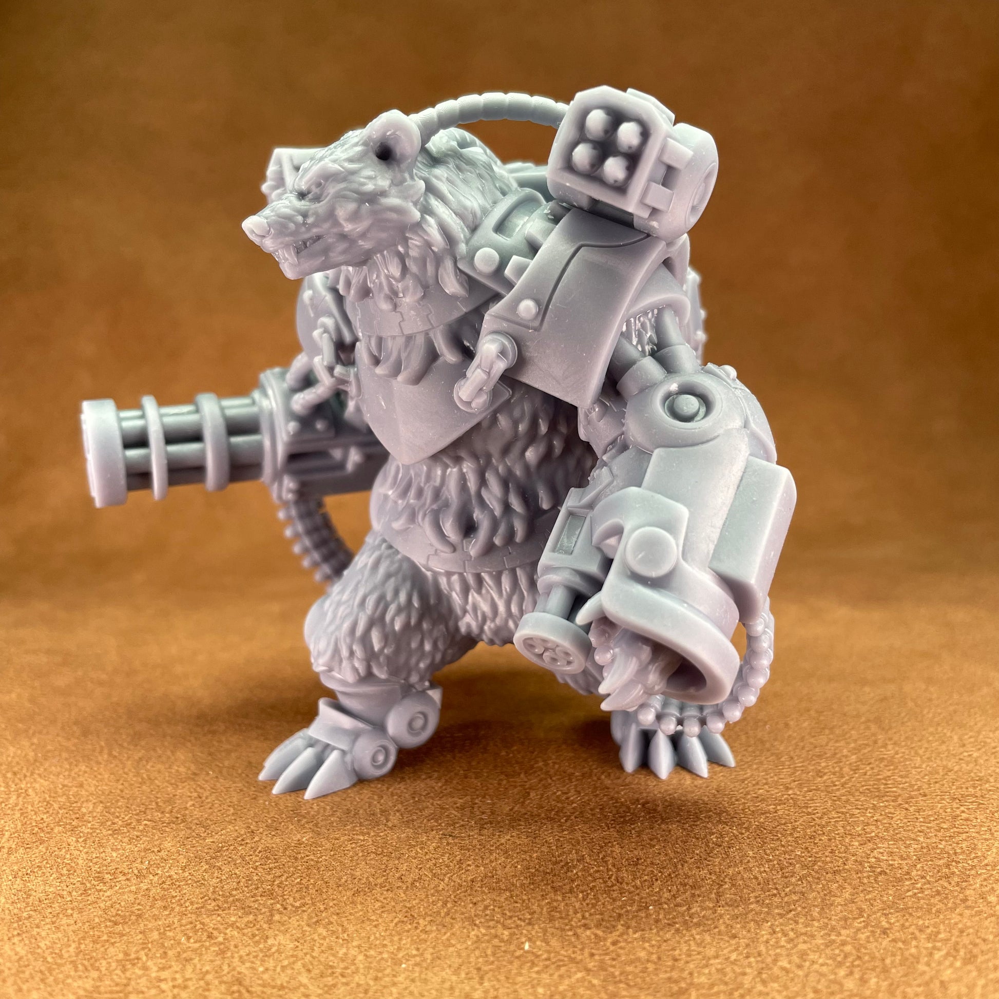 space bears dread bear in 32mm scale resin miniature figure models