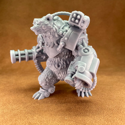 space bears dread bear in 32mm scale resin miniature figure models