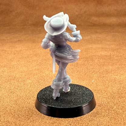 Pirate 32mm scale resin miniature figure for dungeons and dragons 