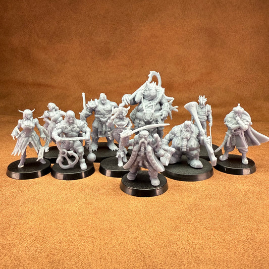 Pirate 32mm scale resin miniature figure for dungeons and dragons 