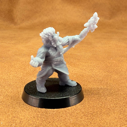 Space Dwarf roughnecks 32mm scale miniature model mining picks soldiers votann psyentist librarian