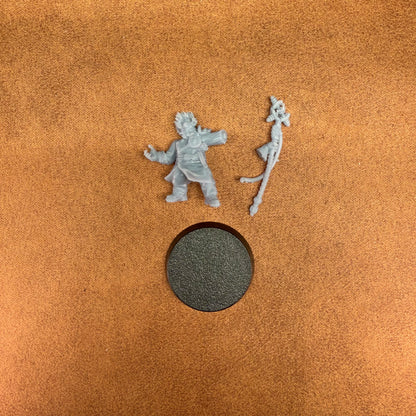 Space Dwarf roughnecks 32mm scale miniature model mining picks soldiers votann psyentist librarian