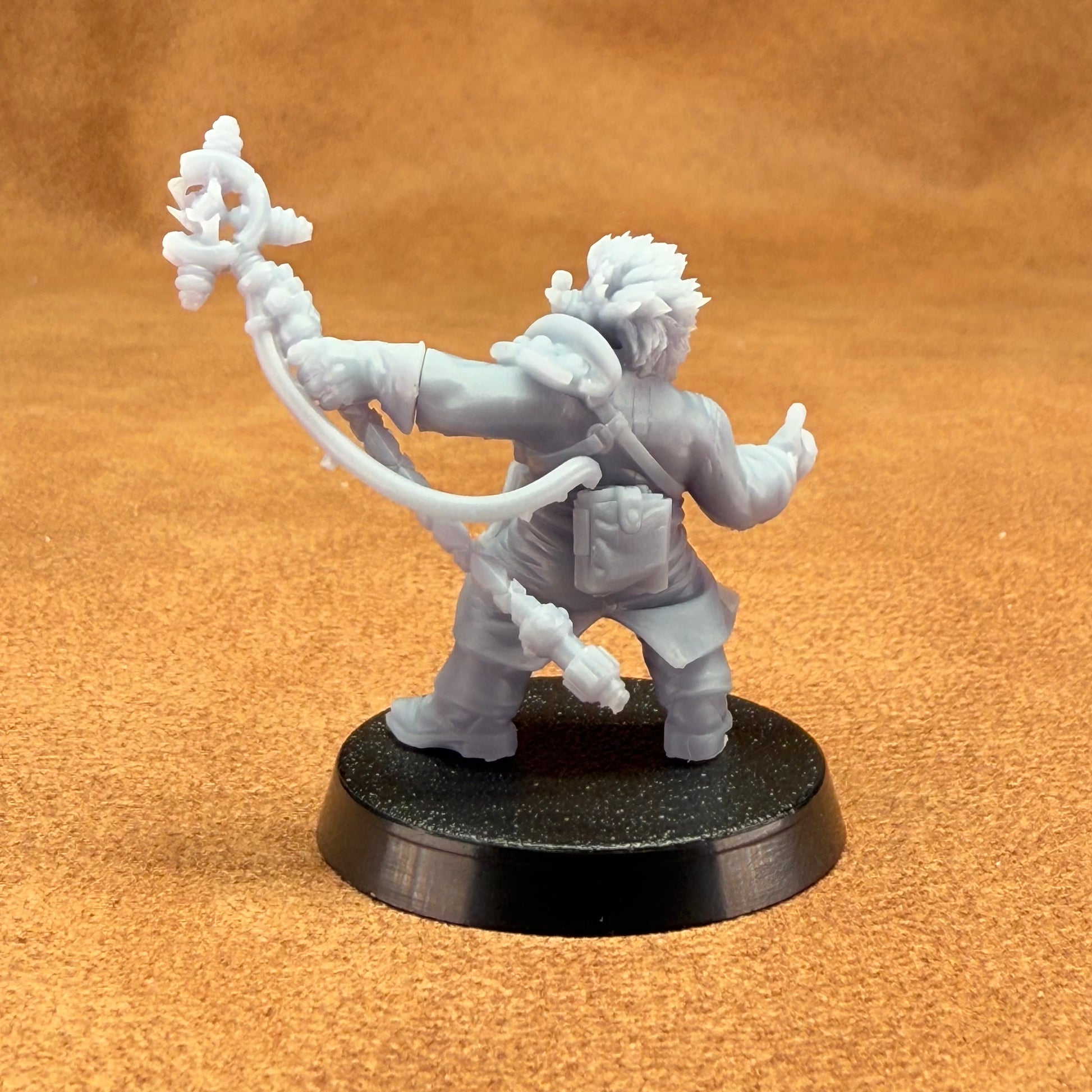 Space Dwarf roughnecks 32mm scale miniature model mining picks soldiers votann psyentist librarian