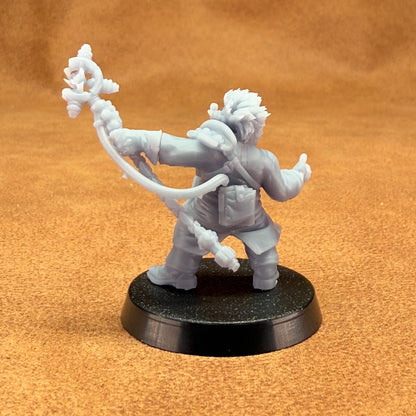 Space Dwarf roughnecks 32mm scale miniature model mining picks soldiers votann psyentist librarian