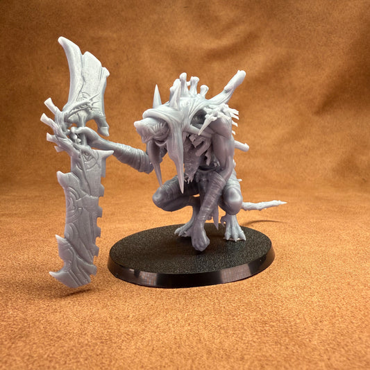 rat monster 32mm scale resin miniature figure for dungeons and dragons