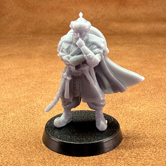 Pirate 32mm scale resin miniature figure for dungeons and dragons 