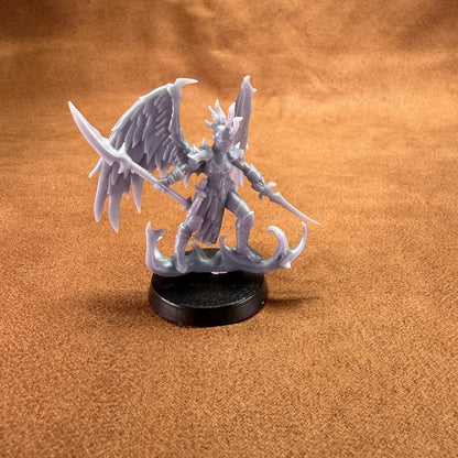 Fantasy figurine on a brown surface