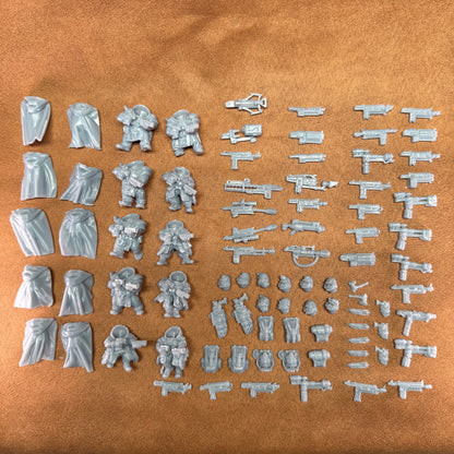 Space Dwarf roughnecks 32mm scale miniature model mining picks soldiers votann troopers